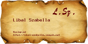 Libal Szabella névjegykártya
